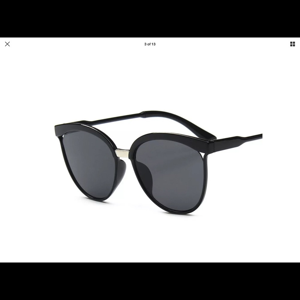 ❎$25 BUNDLED ❎Designer Vintage Blue Mirror Flat Lens Sunglasses - Picture 3 of 6